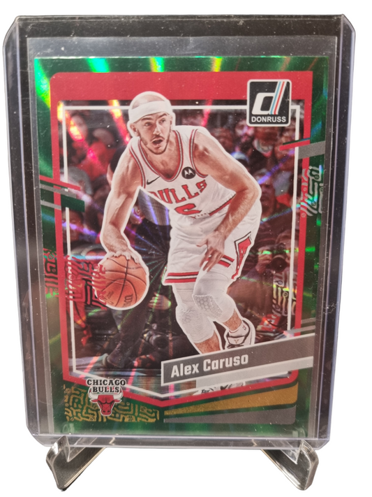 2023-24 Panini Donruss #191 Alex Caruso Green Laser