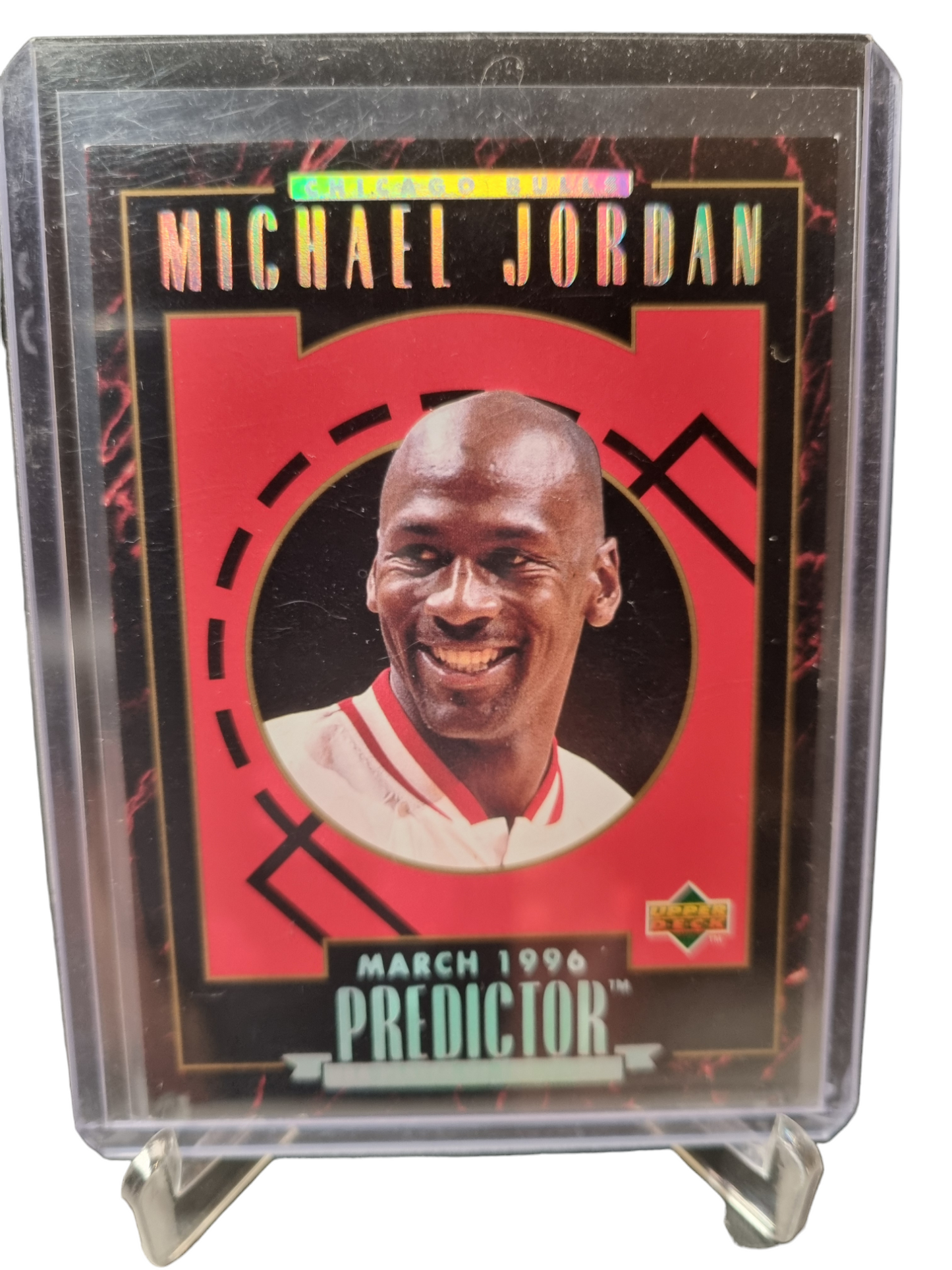 1996 Upper Deck #R4 Michael Jordan Predictor Silver Foil March 1996