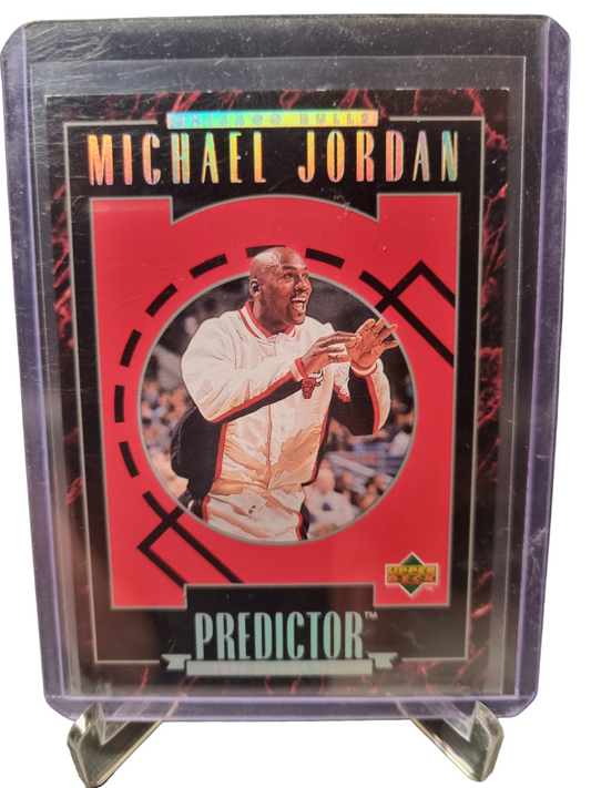 1995 Upper Deck #R2 Michael Jordan Predictor Silver Foil 1996 All-NBA Team