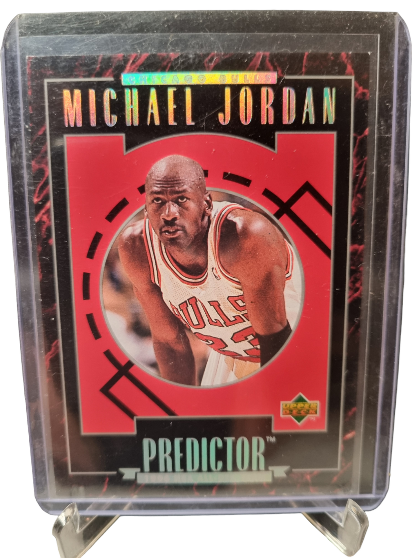 1995 Upper Deck #R4 Michael Jordan Predictor Silver Foil 1996 All-NBA Team