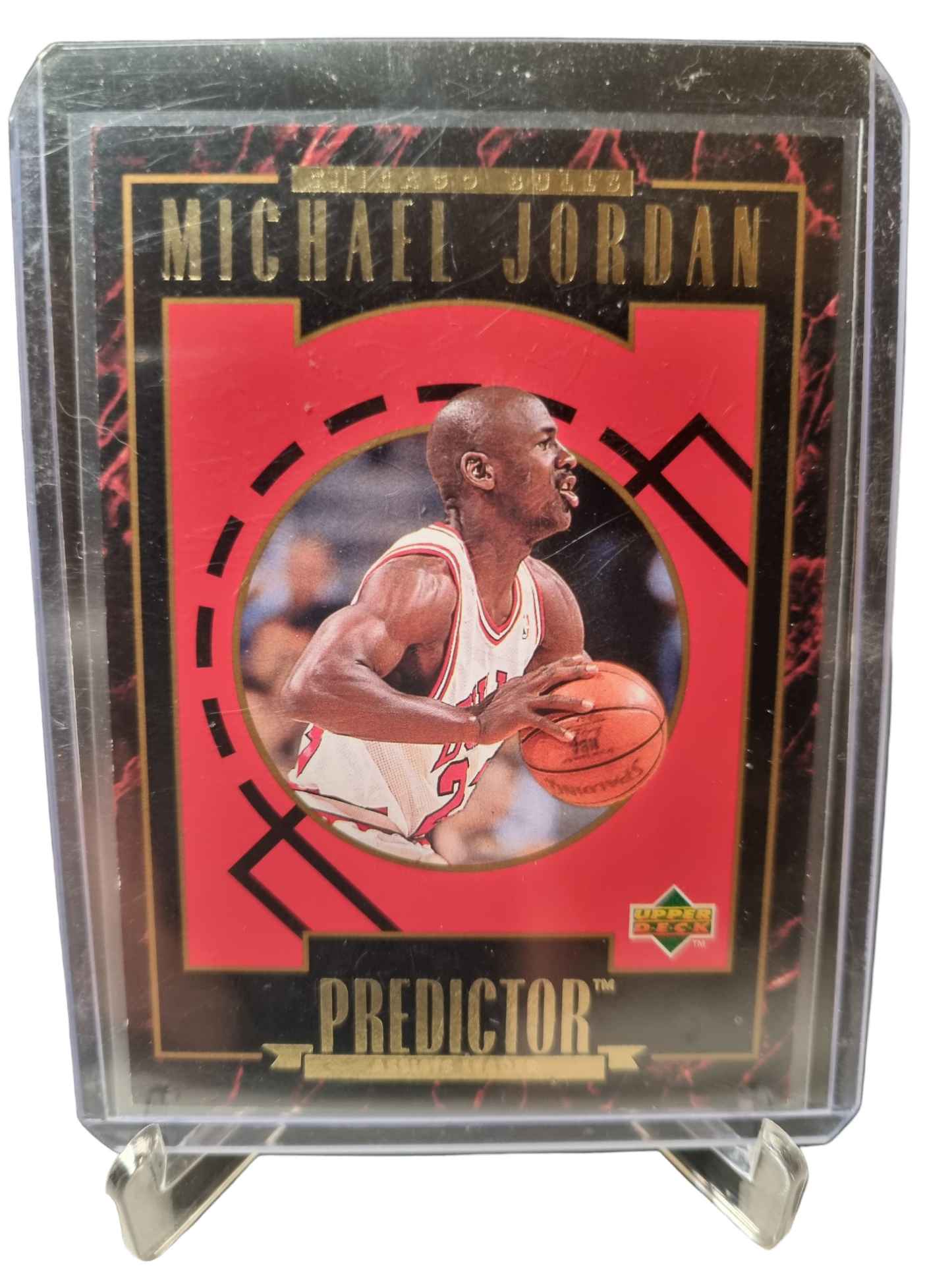 1995 Upper Deck #H2 Michael Jordan Predictor Gold Foil Assists Leader