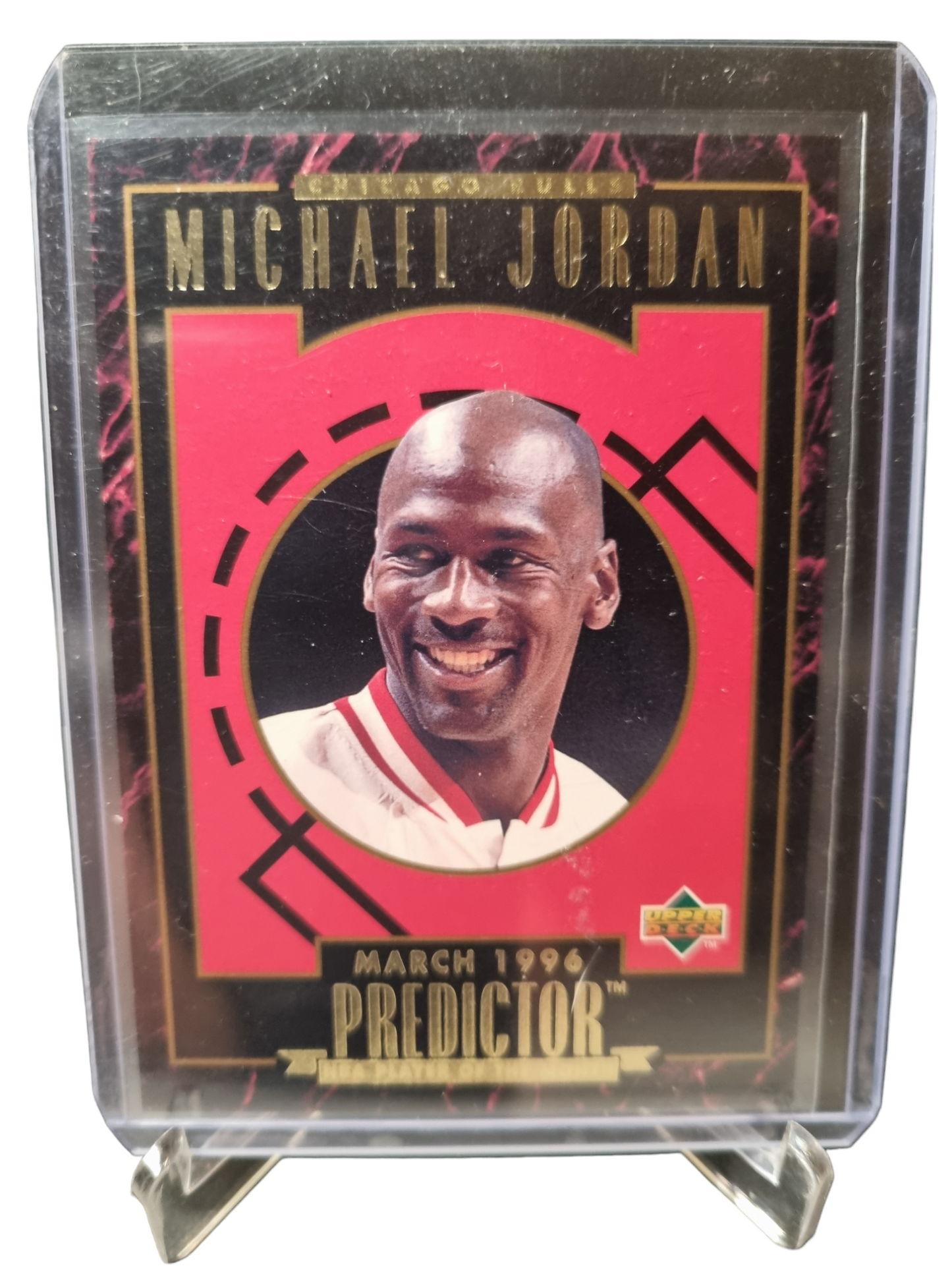 1996 Upper Deck #R4 Michael Jordan Predictor Gold Foil March 1996