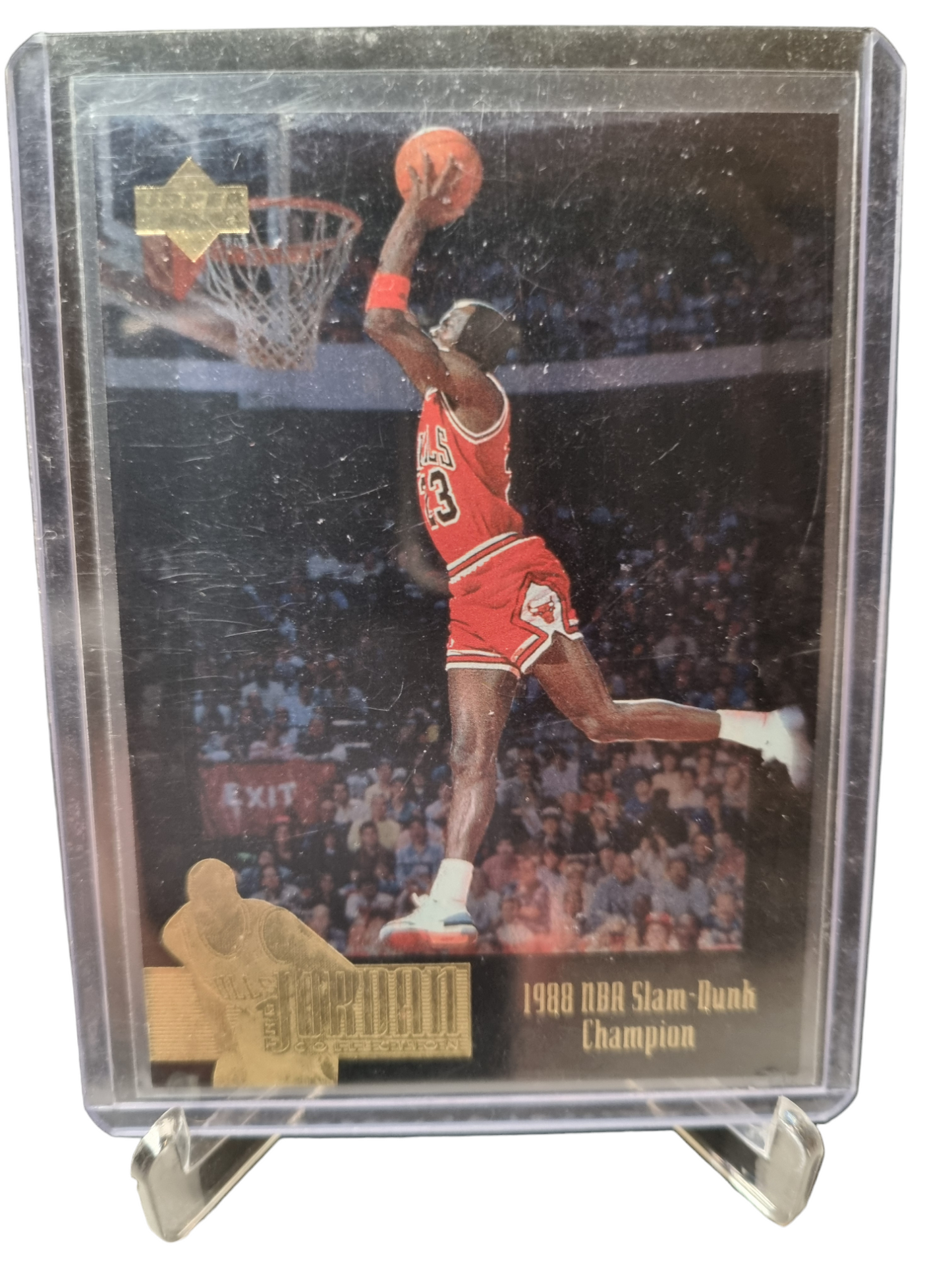 1996 Upper Deck #JC6 Michael Jordan 1988 Slam Dunk Champion