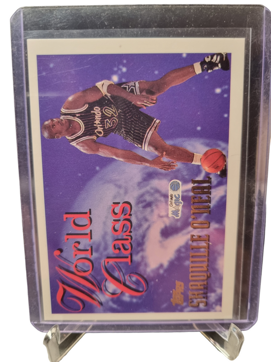 1996 Topps #WC3 Shaquille O'Neal World Class