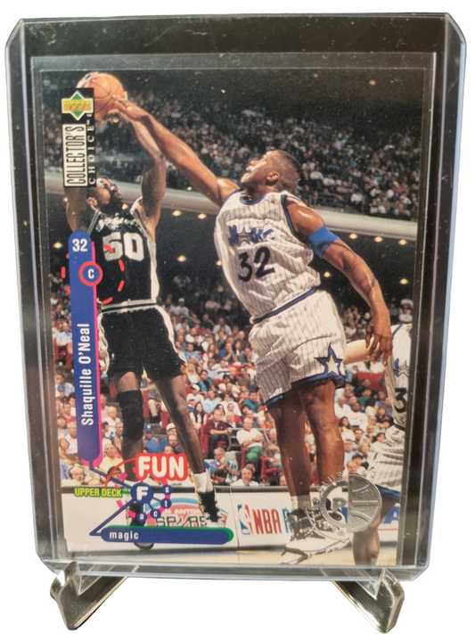 1995 Upper Deck #184 Shaquille O'Neal Fun Facts Players Club Edition