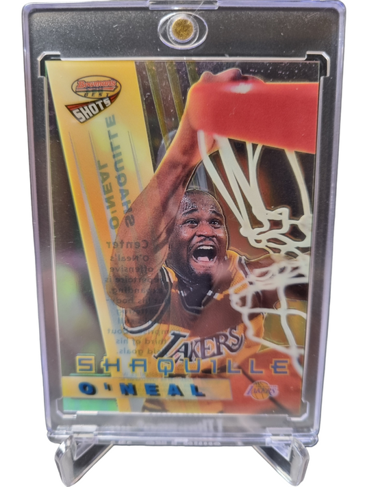 1997 Bowmans Best #BS3 Shaquille O'Neal Bowmans Best Shots Refractor