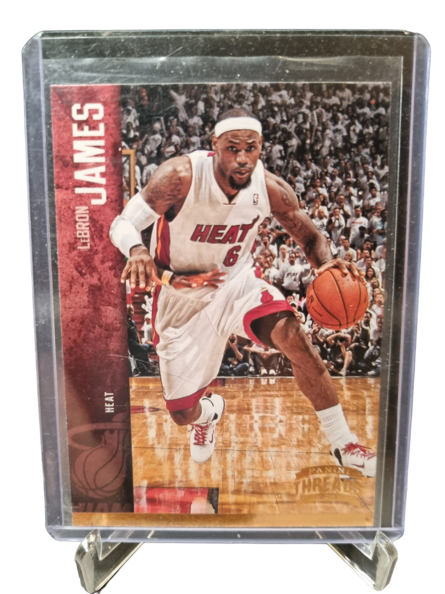 2012-13 Panini Threads #76 Lebron James Threads Second Year Card