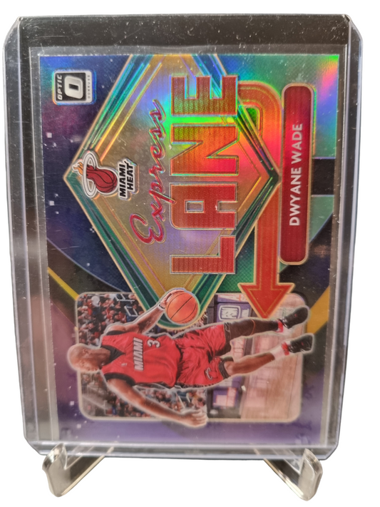 2020-21 Panini Donruss Optic #19 Dwyane Wade Express Lane Purple Holo