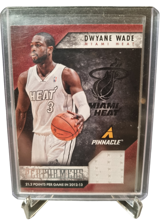 2013-14 Panini Hoops #37 Dwyane Wade Performers Game Worn Patch