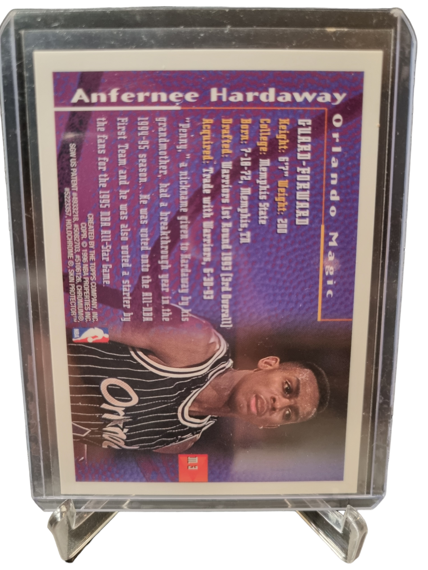 1996 Topps Finest #M3 Anfernee Hardaway