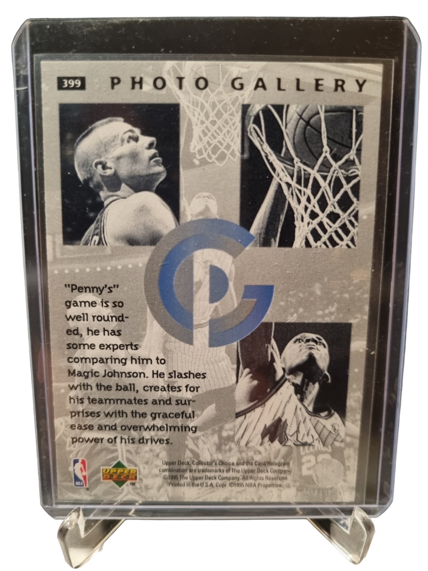 1996 Upper Deck #399 Anfernee Hardaway Photo Gallery Players Club