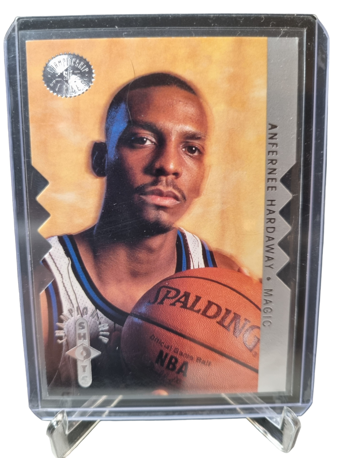 1996 Upper Deck #S4 Anfernee Hardaway Championship Shots Die Cut