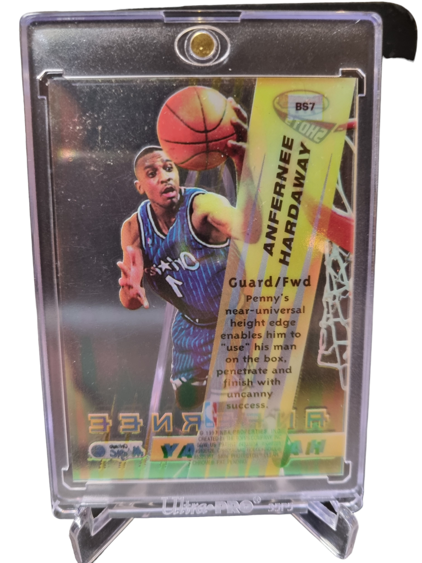 1997 Bowmans Best #BS7 Anfernee Hardaway Bowmans Best Shots Refractor