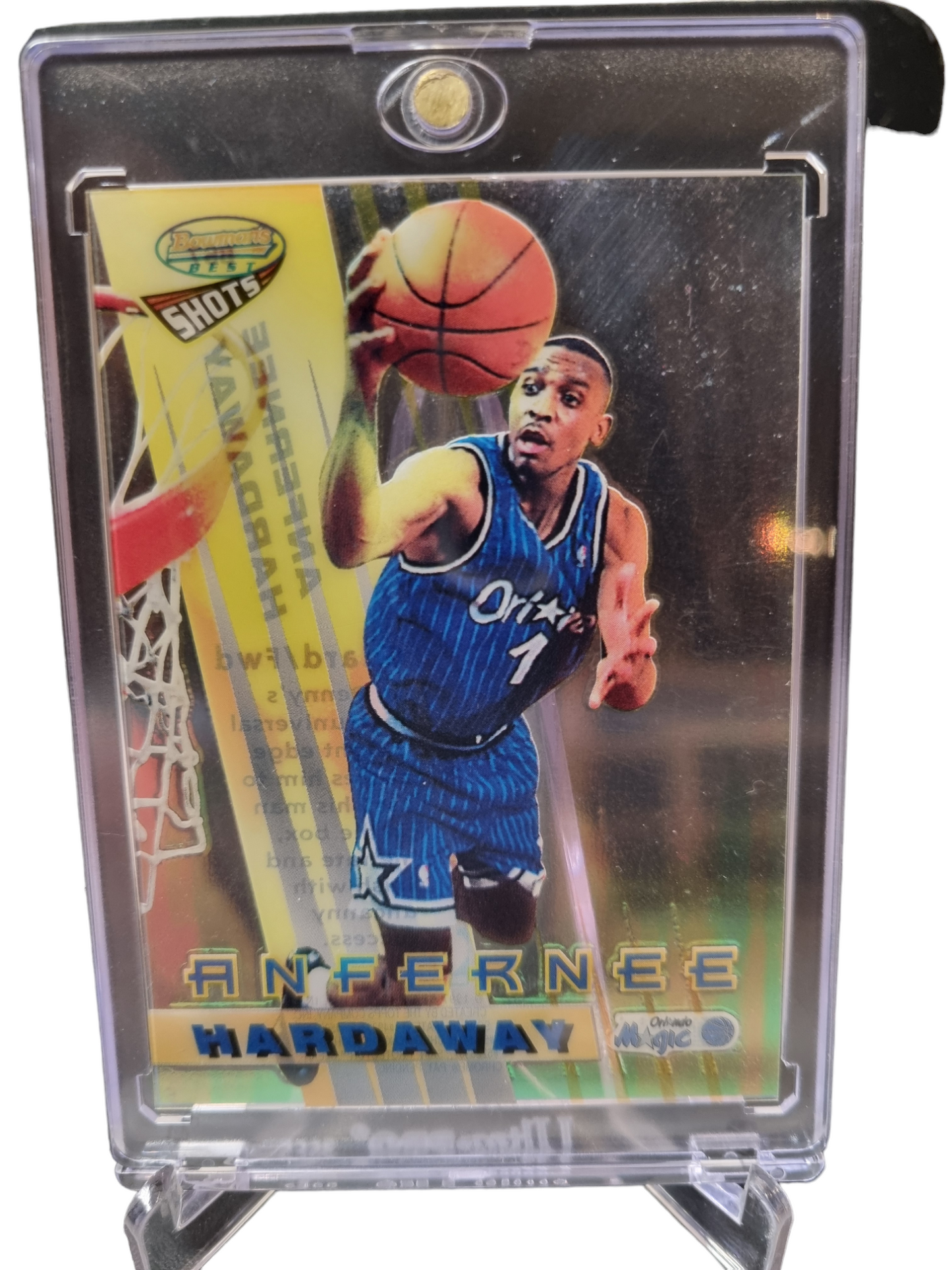 1997 Bowmans Best #BS7 Anfernee Hardaway Bowmans Best Shots Refractor