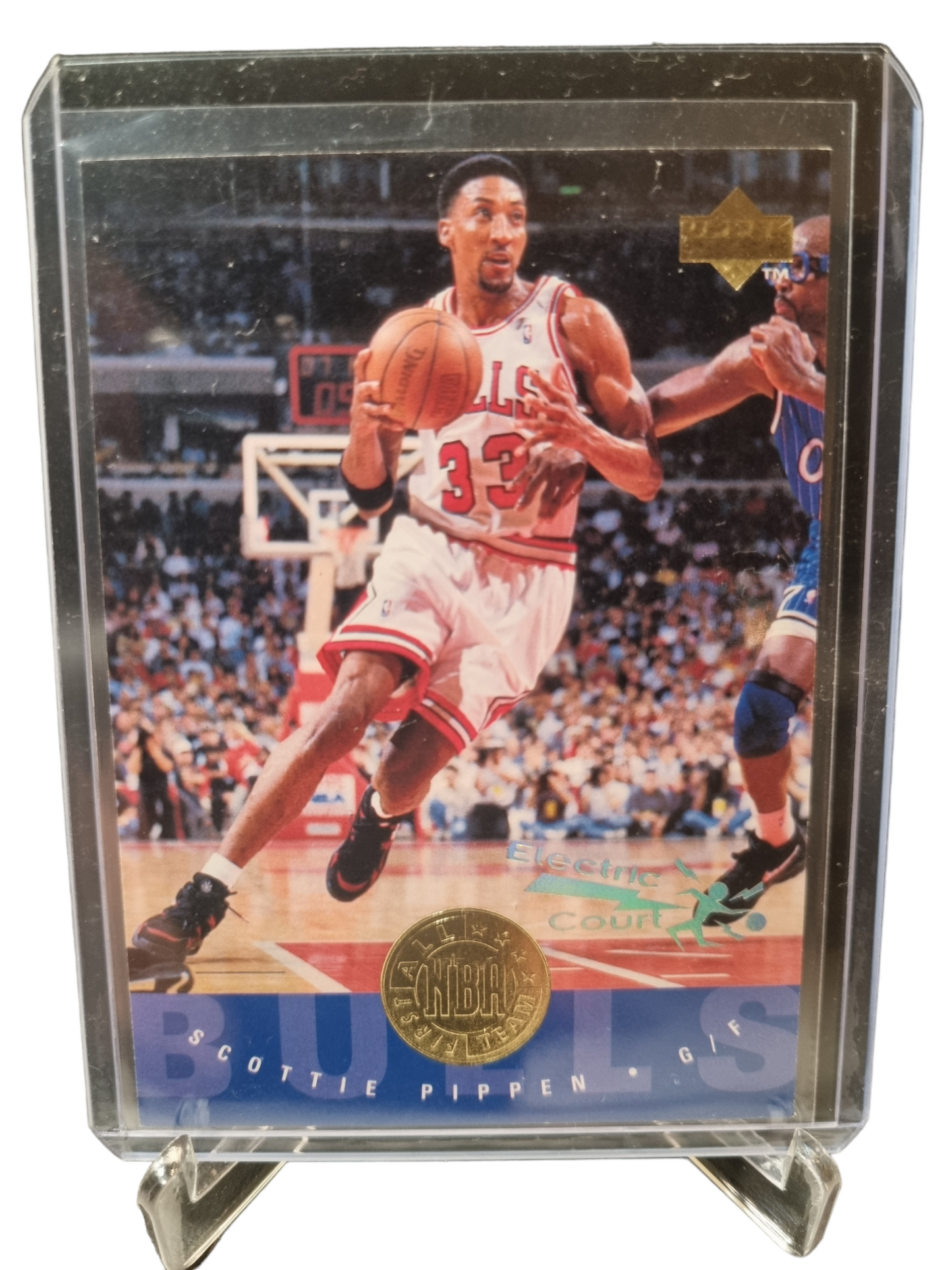 1995 Upper Deck #167 Scottie Pippen All-NBA First Team Electric Court