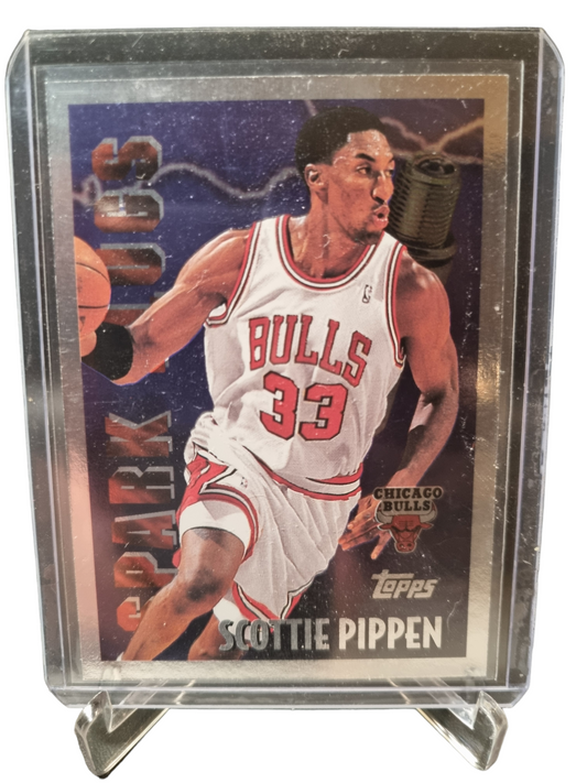 1996 Topps #SP10 Scottie Pippen Spark Plugs