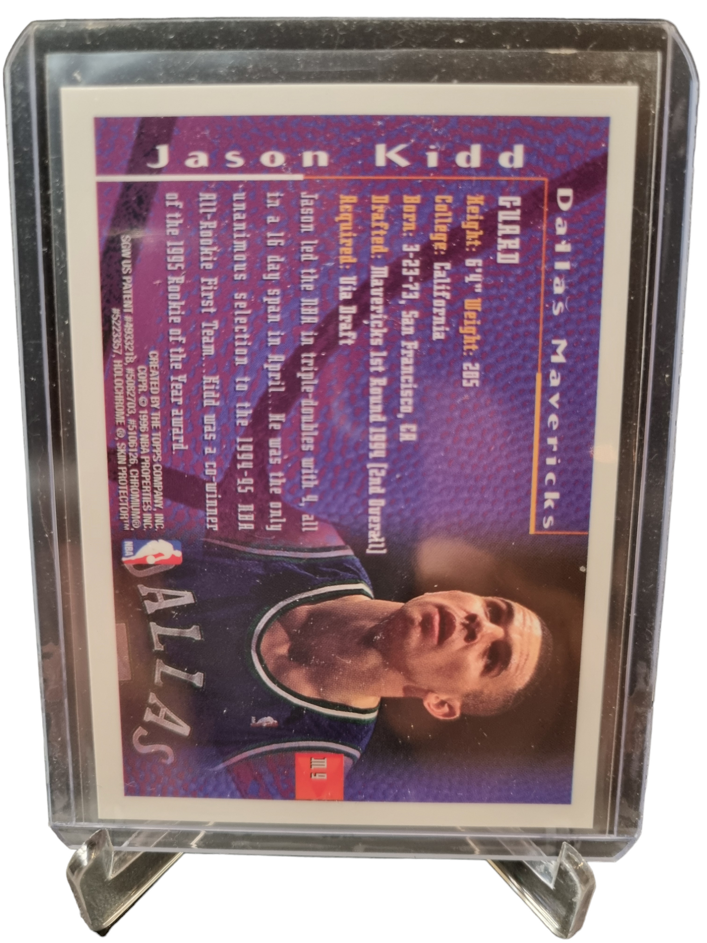 1996 Topps Finest #M9 Jason Kidd