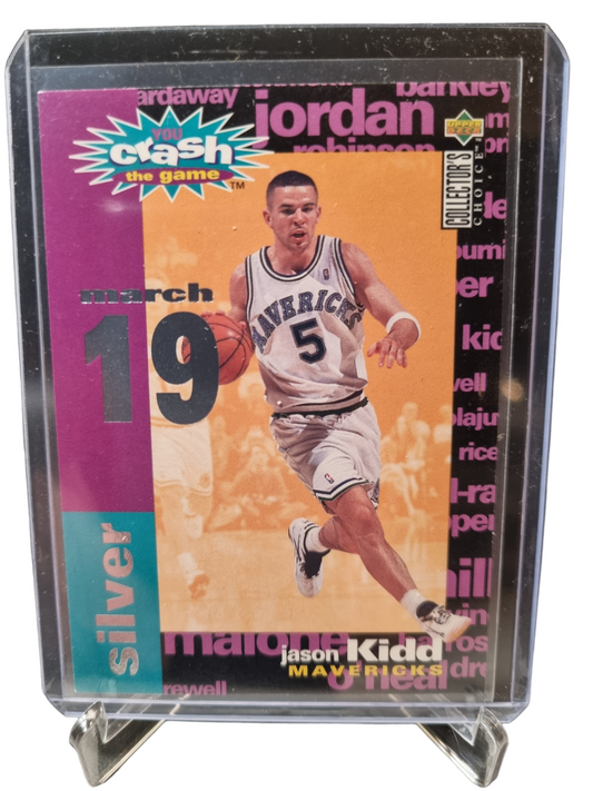 1995 Upper Deck #C12 Jason Kidd You Crash The Game Silver