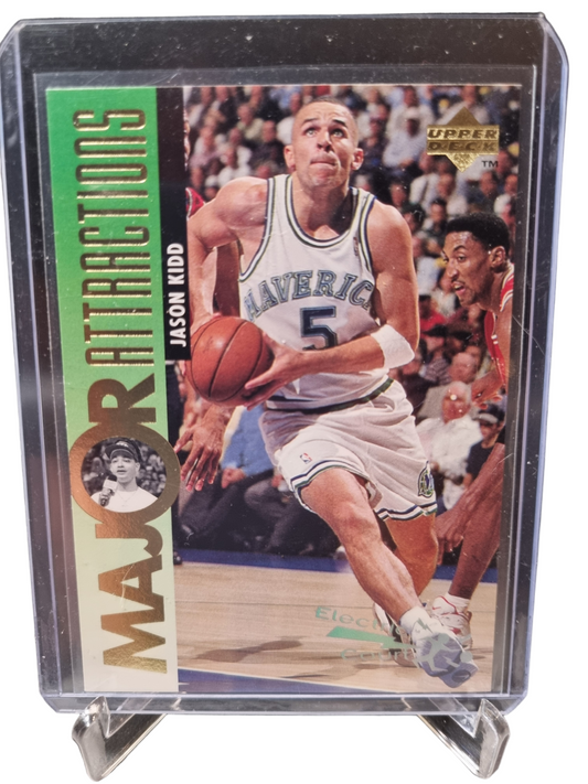 1995 Upper Deck #340 Jason Kidd Major Attractions Electric Court