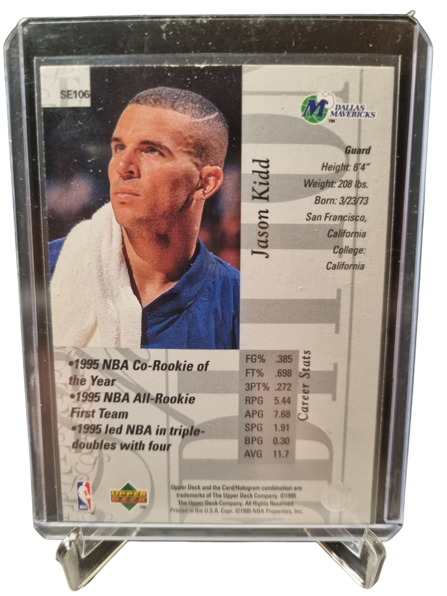 1995 Upper Deck #SE106 Jason Kidd Special Edition