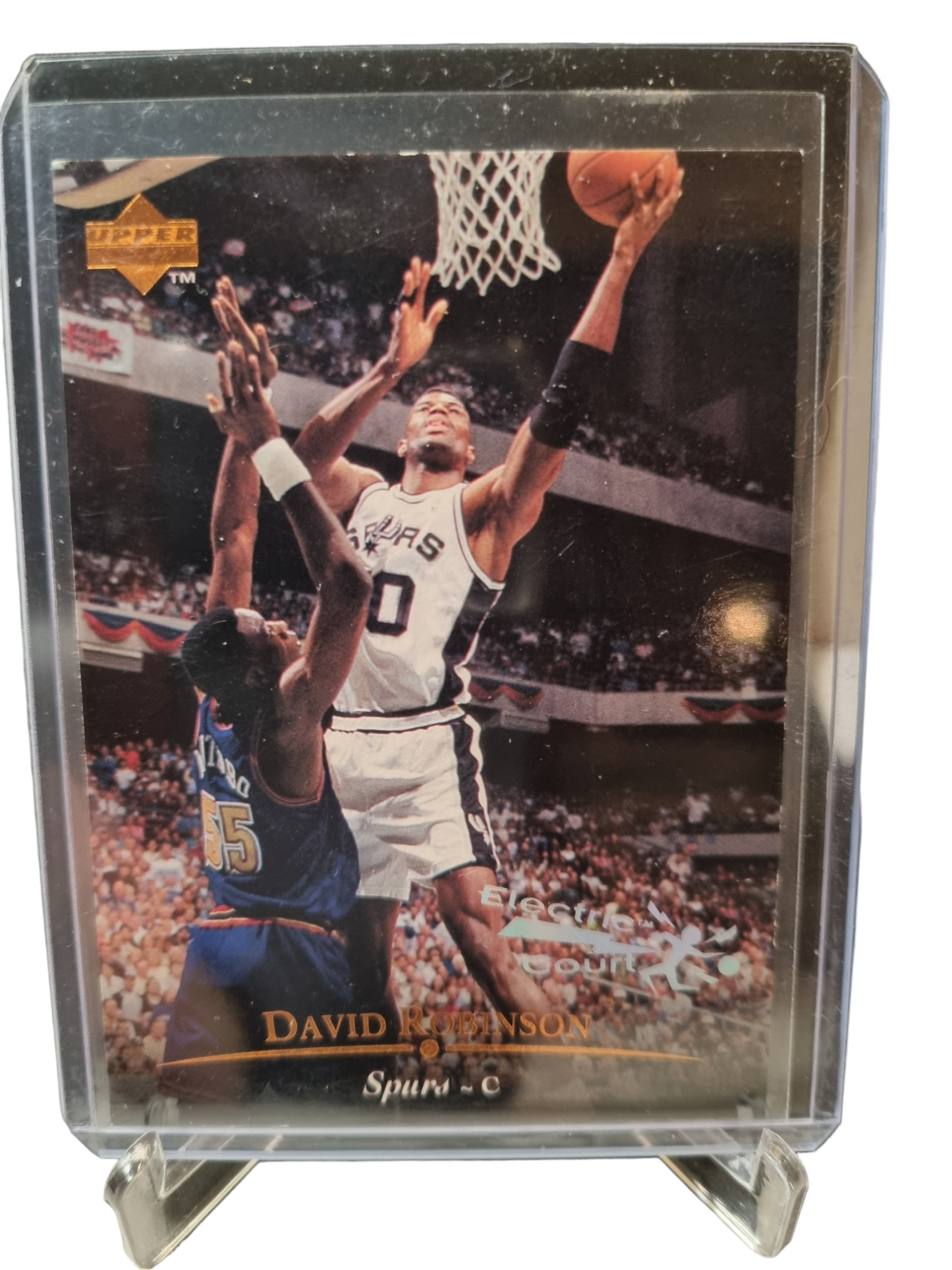 1995 Upper Deck #310 David Robinson Electric Court