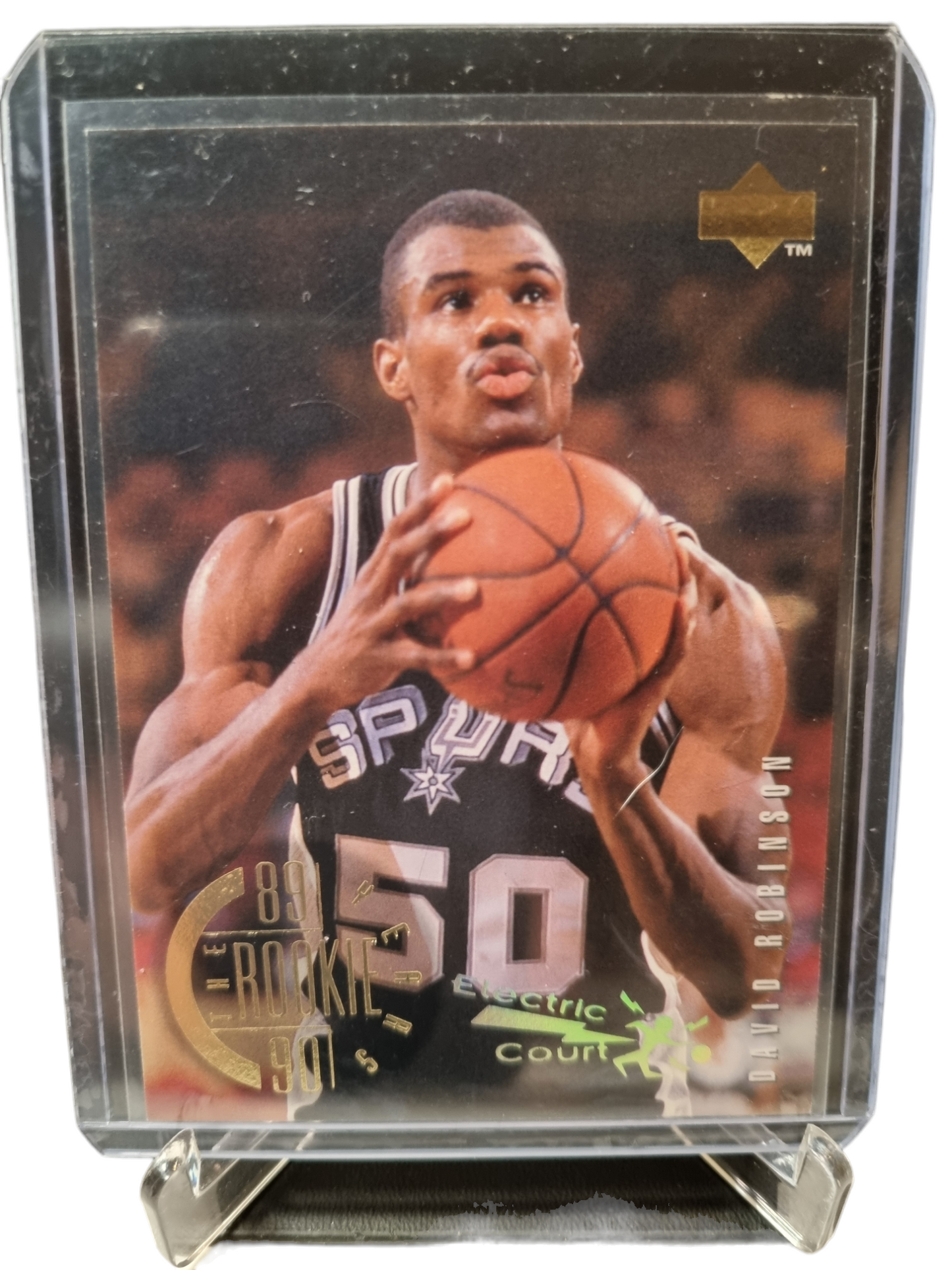 1995 Upper Deck #154 David Robinson 1989/90 Rookie Years Electric Court