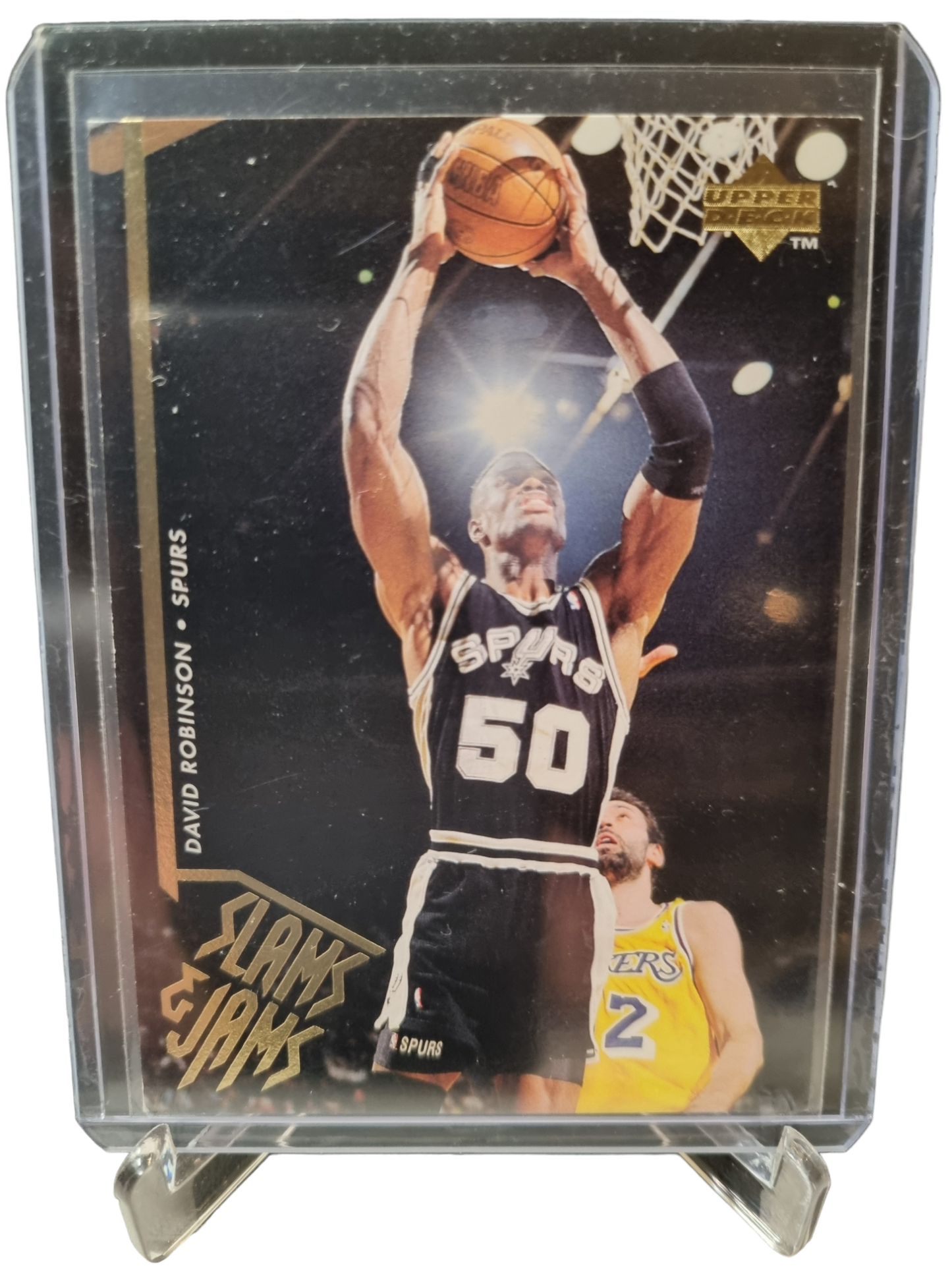 1995 Upper Deck #349 David Robinson Slams and Jams