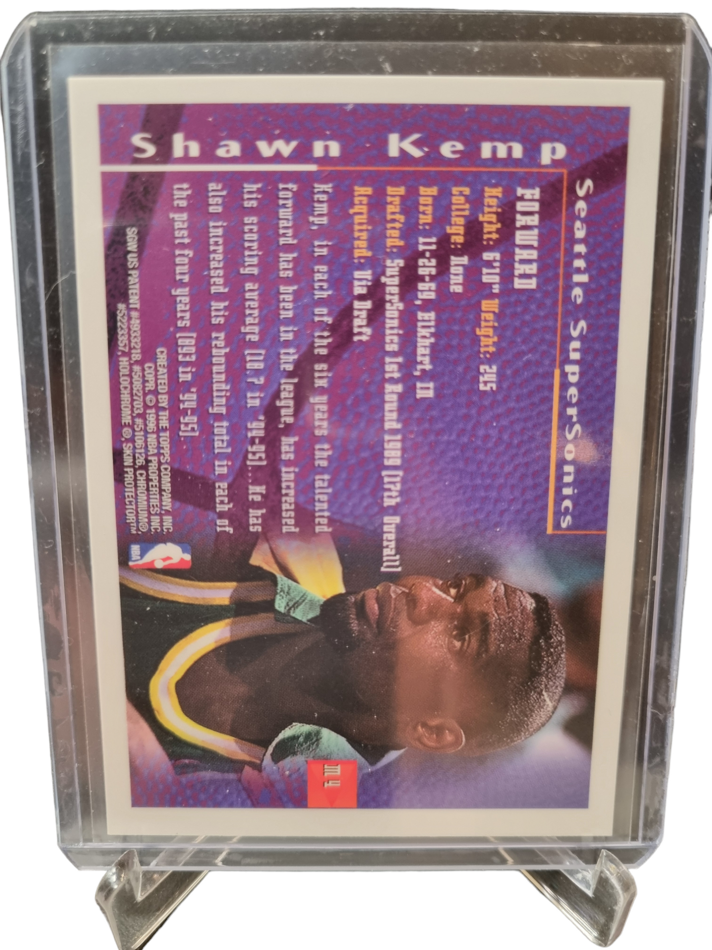 1996 Topps Finest #M4 Shawn Kemp