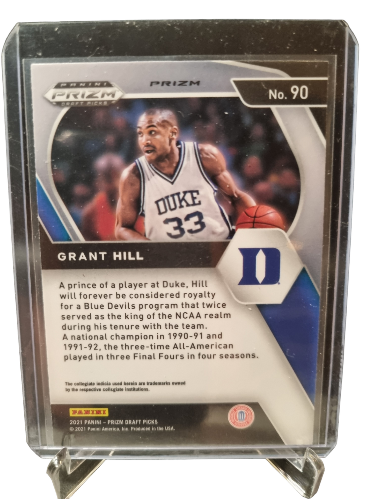 2021 Panini Prizm #90 Grant Hill Draft Picks Silver Prizm