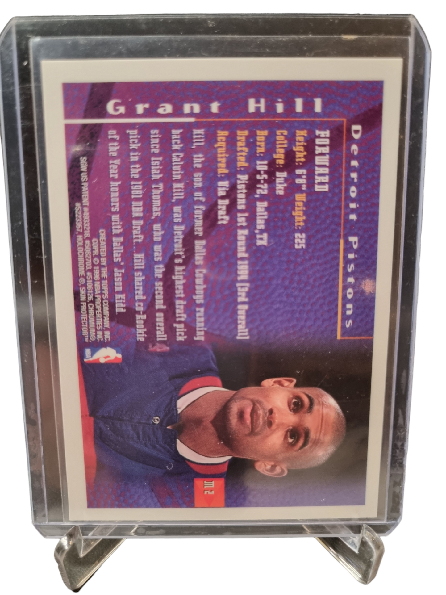 1995 Topps Finest #M2 Grant Hill Red