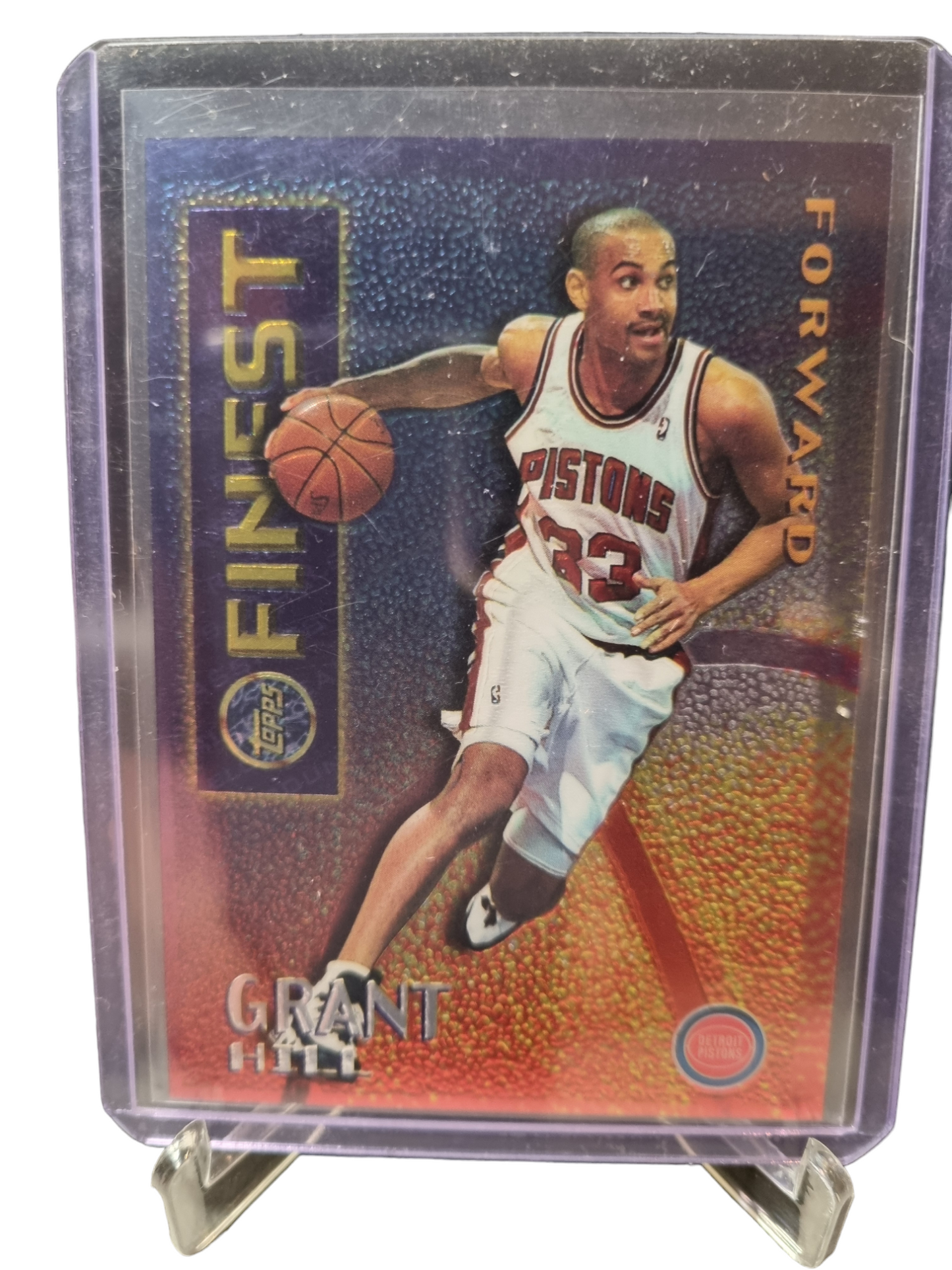 1995 Topps Finest #M2 Grant Hill Blue