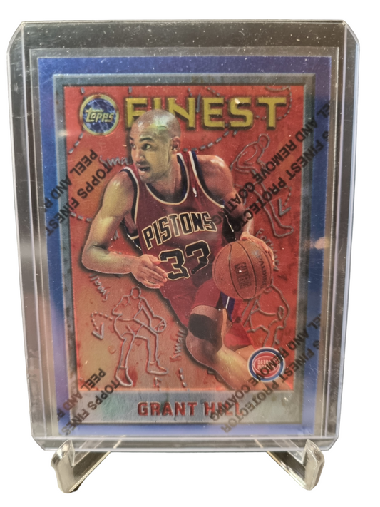 1996 Topps Finest #190 Grant Hill With Protective Coating