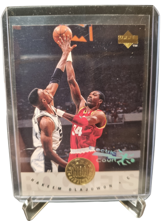 1995 Upper Deck #178 Hakeem Olajuwon All NBA Third Team Electric Court