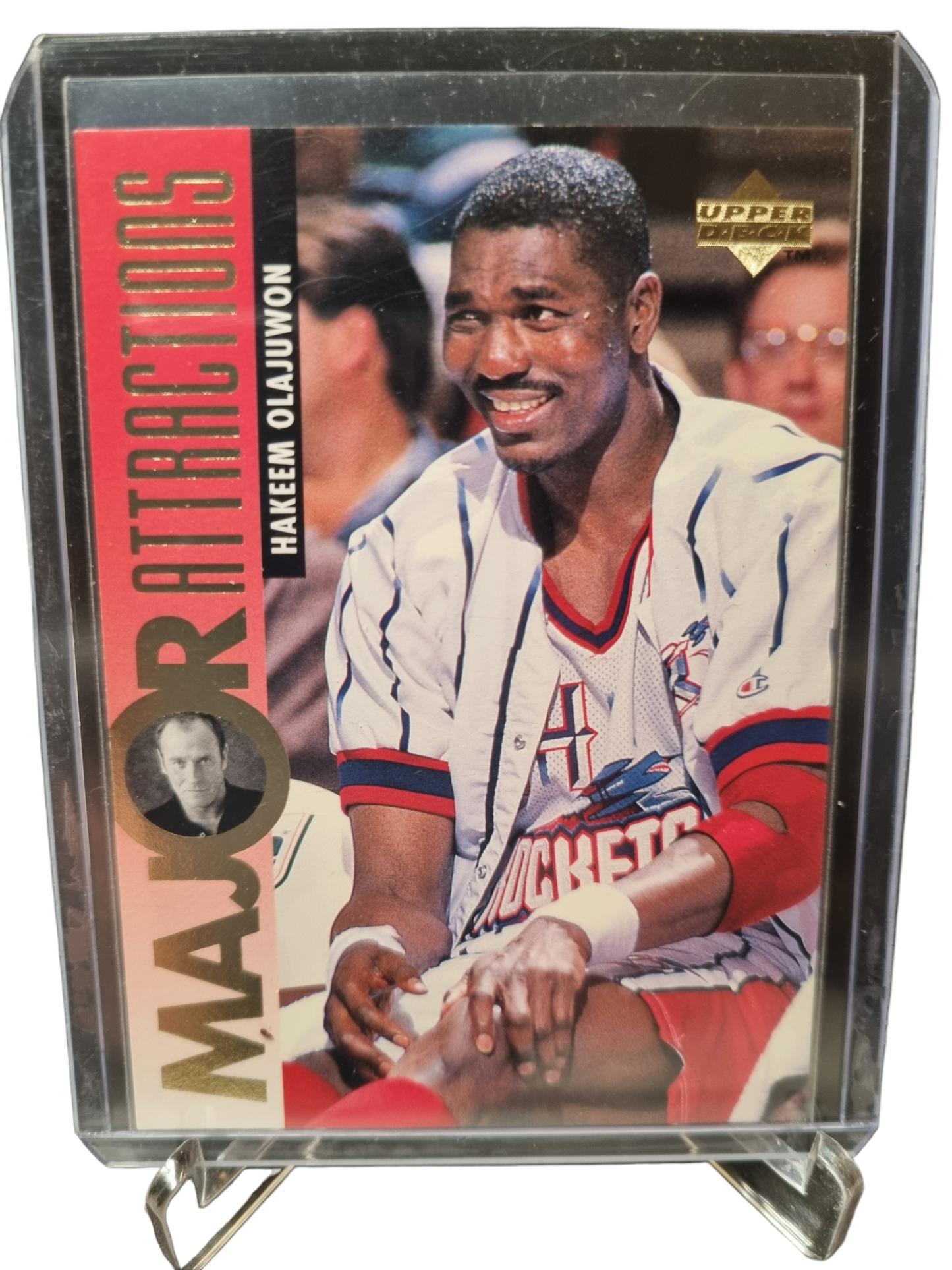 1995 Upper Deck #343 Hakeem Olajuwon Major Attractions