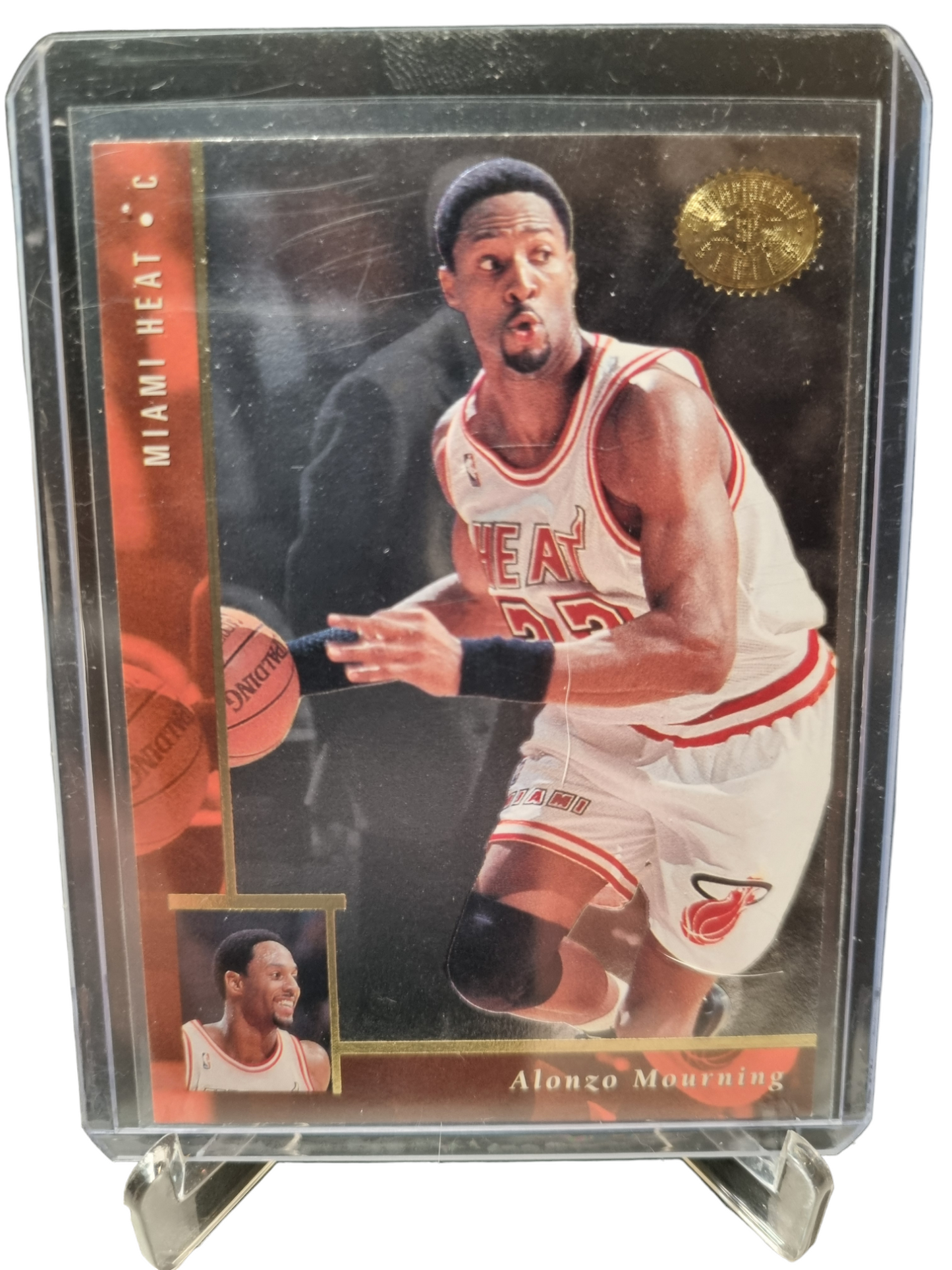 1996 Upper Deck #55 Alonzo Mourning Championship Series