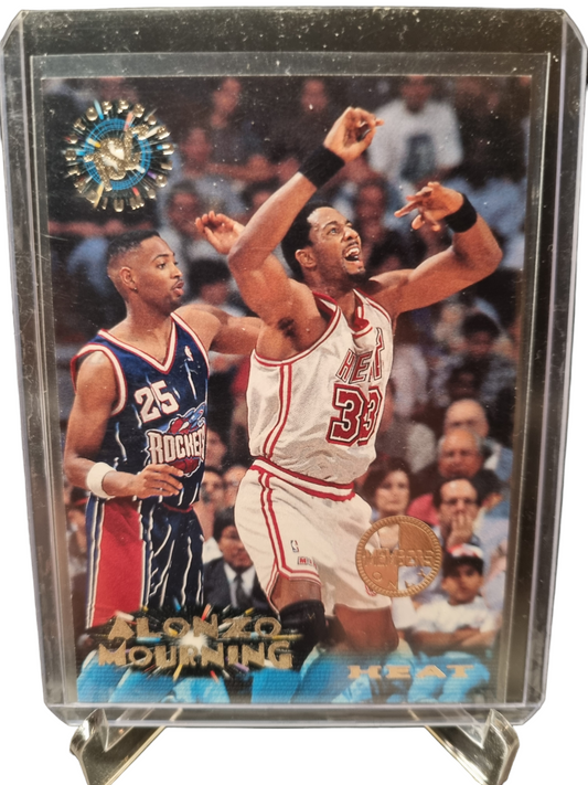 1996 Topps Stadium Club #243 Alonzo Mourning Gold Medal Edition