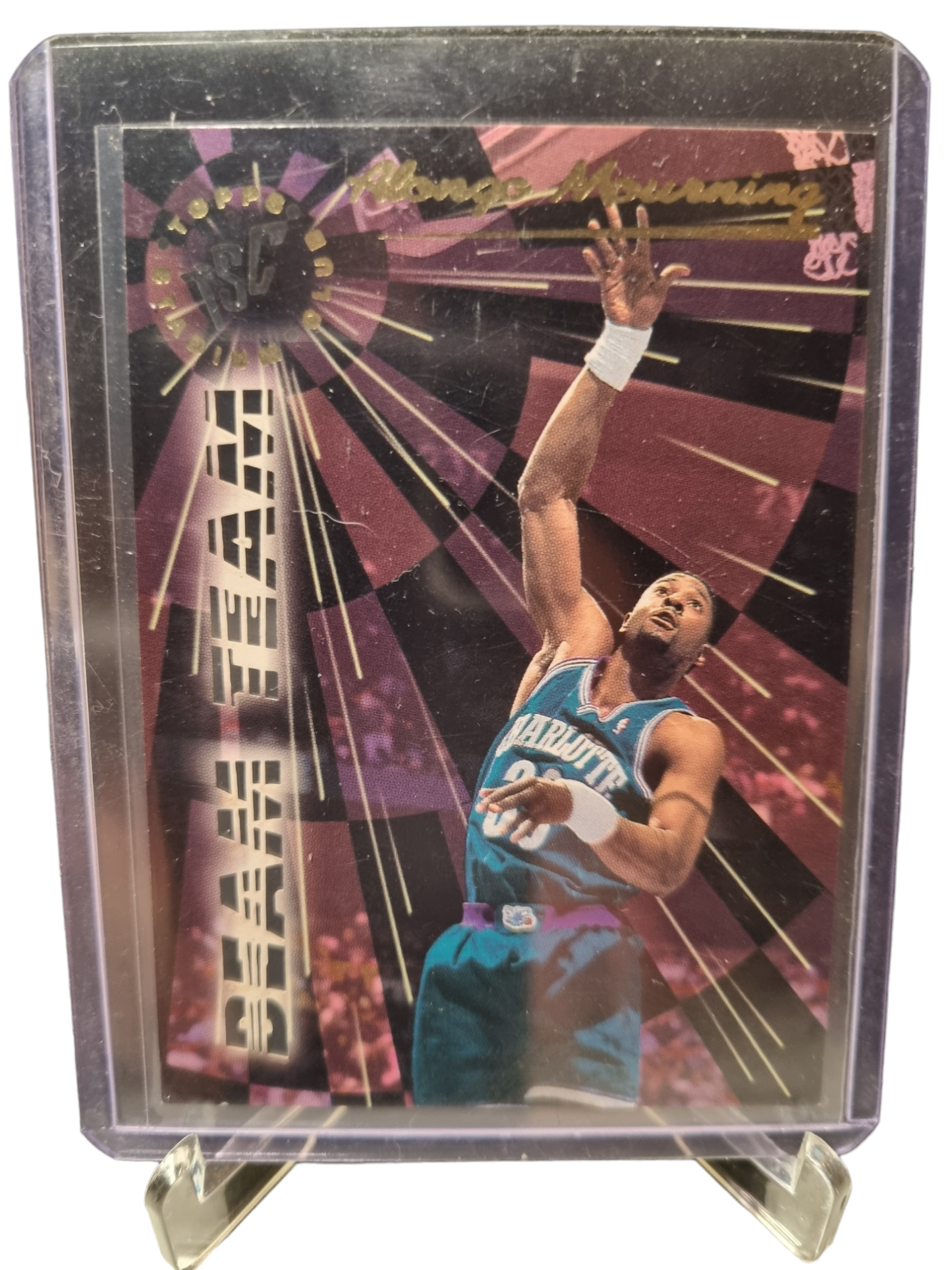 1995 Topps Stadium Club #BT10 Alonzo Mourning Beam Team