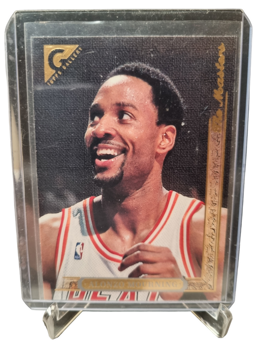 1996 Topps Gallery #13 Alonzo Mourning