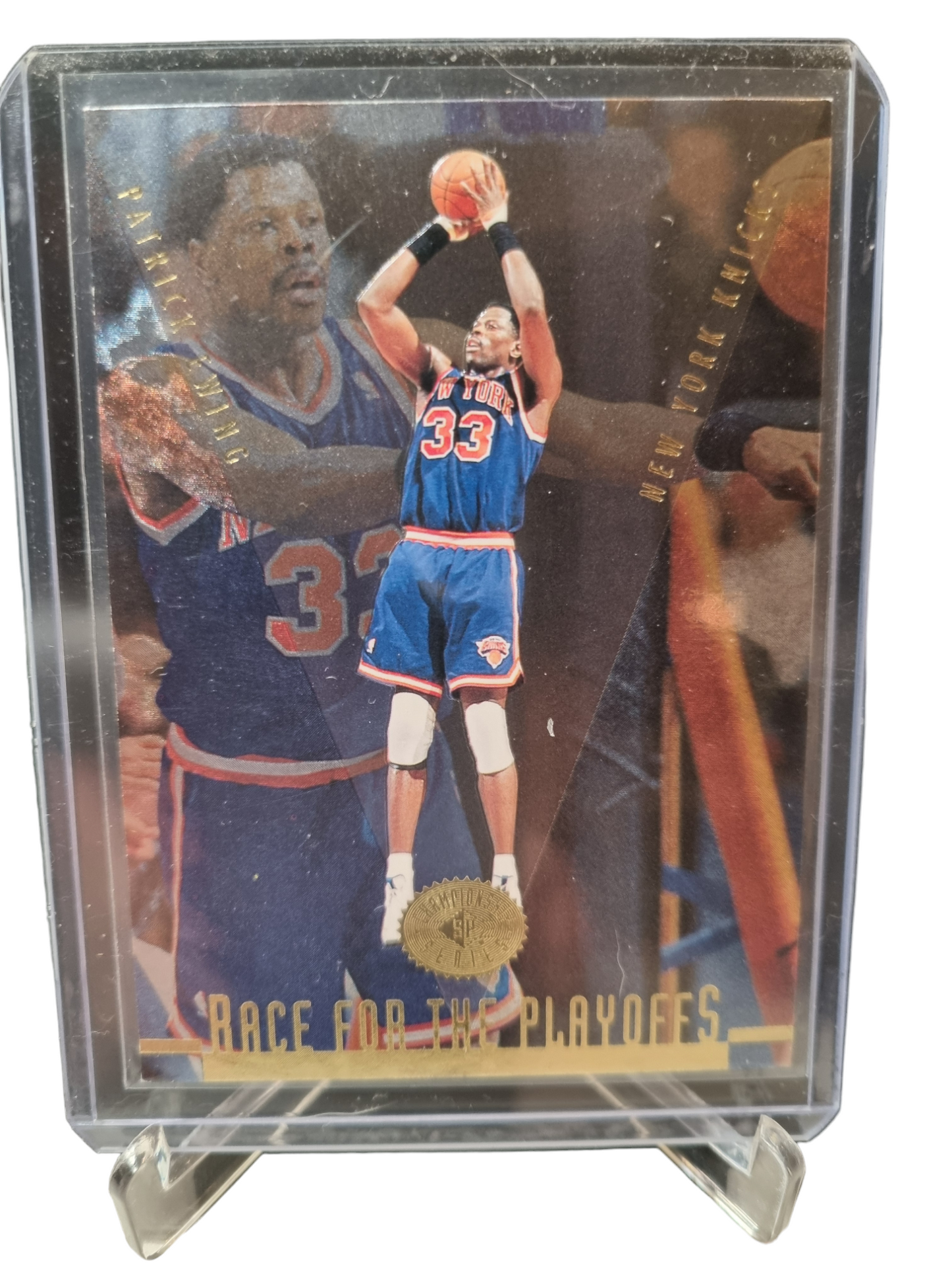 1995 Upper Deck #135 Patrick Ewing Race To The Playoffs