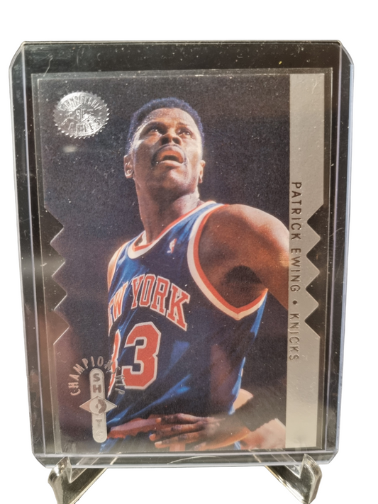 1996 Upper Deck #S12 Patrick Ewing Championship Shots Die Cut