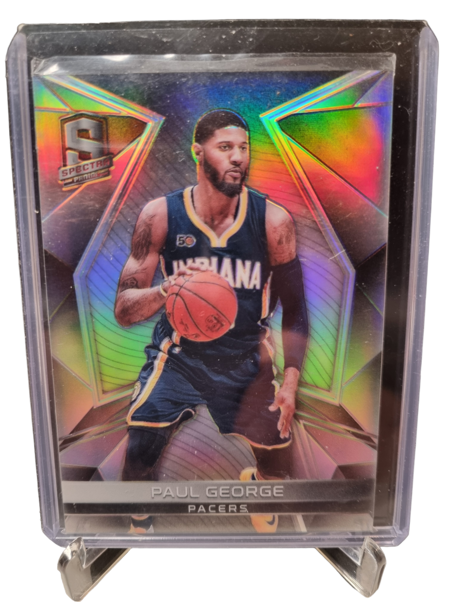 2016-17 Panini Spectra #4 Paul George Silver Prizm