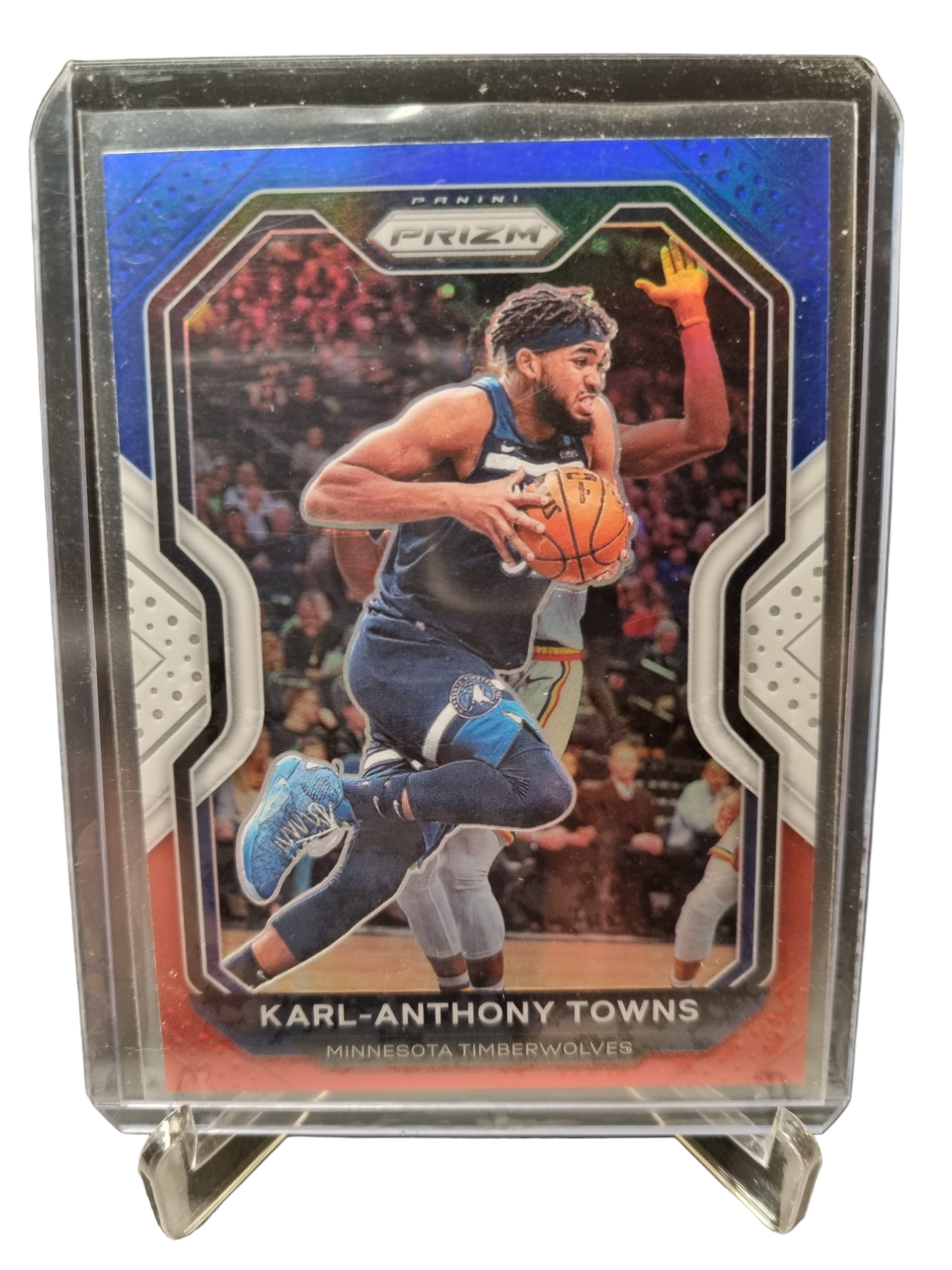 2020-21 Panini Prizm #167 Karl-Anthony Towns Tri Color Prizm