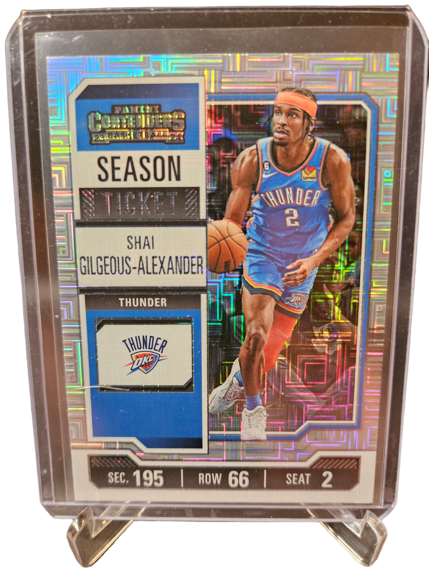 2023-24 Panini Contenders #52 Shai Gilgeous-Alexander Season Ticket