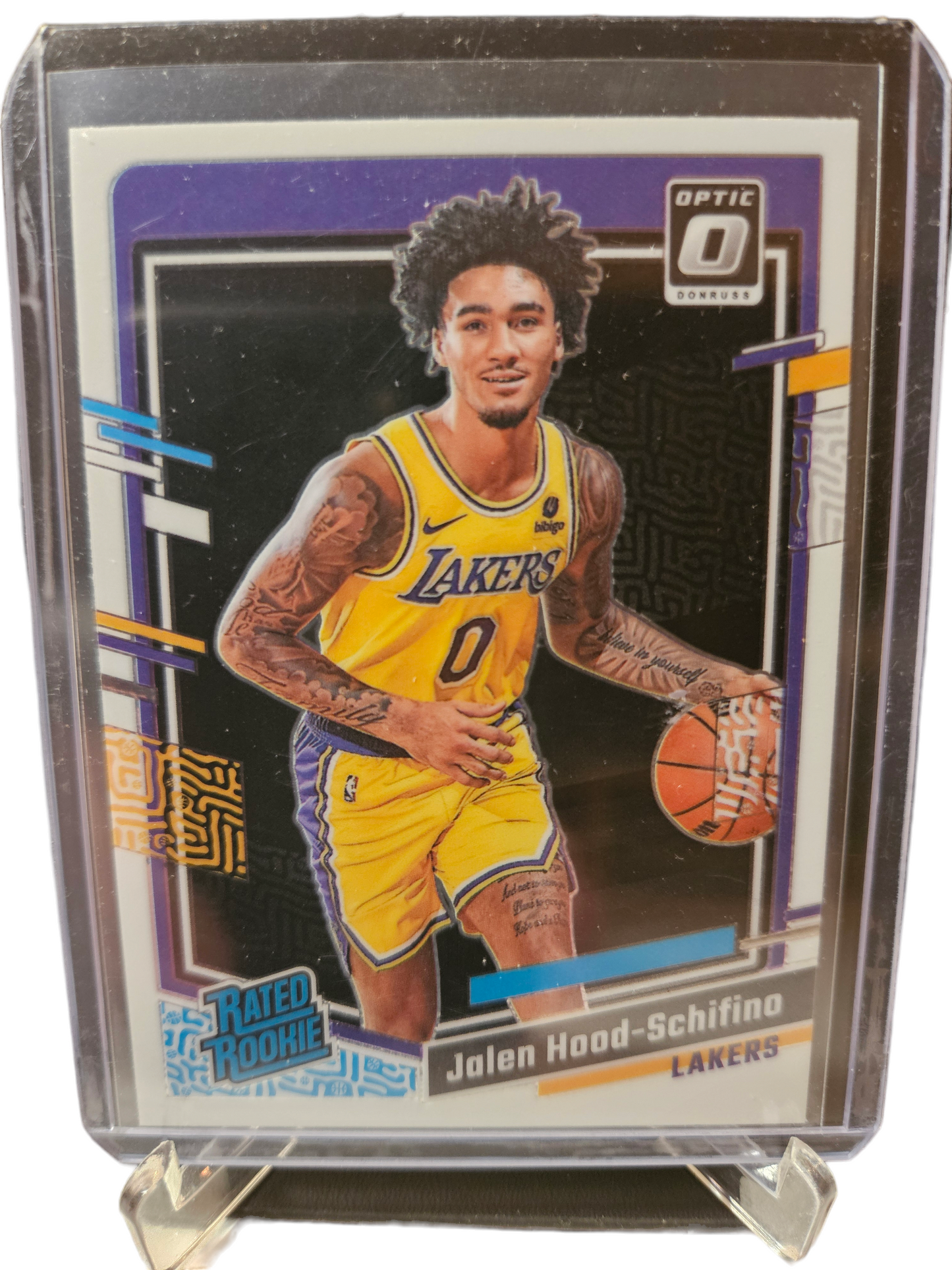 2023-24 Panini Donruss Optic #214 Jalen Hood-Schifino Rookie Card Rated Rookie