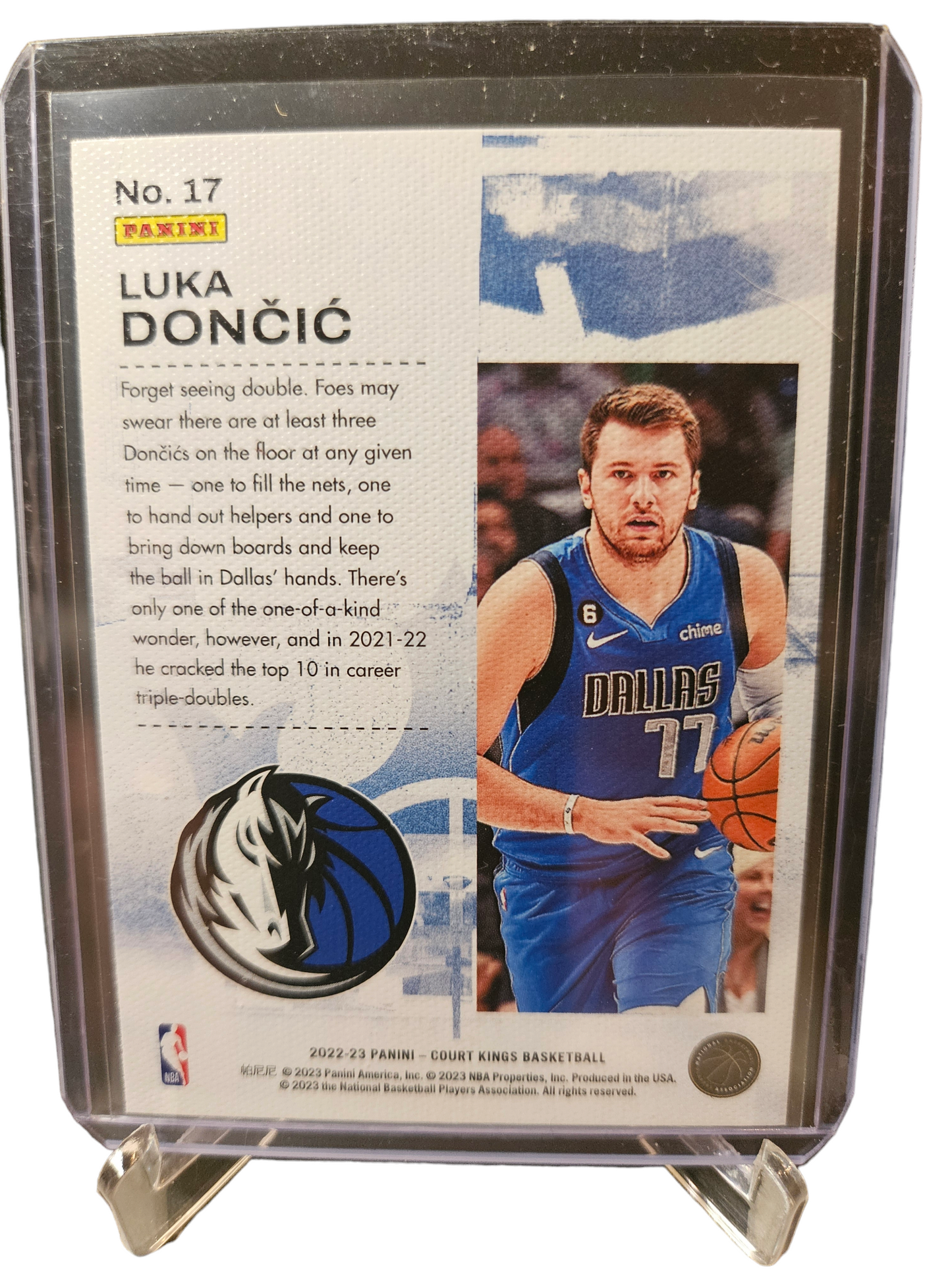 2022-23 Panini Court Kings #17 Luka Doncic Double Exposure