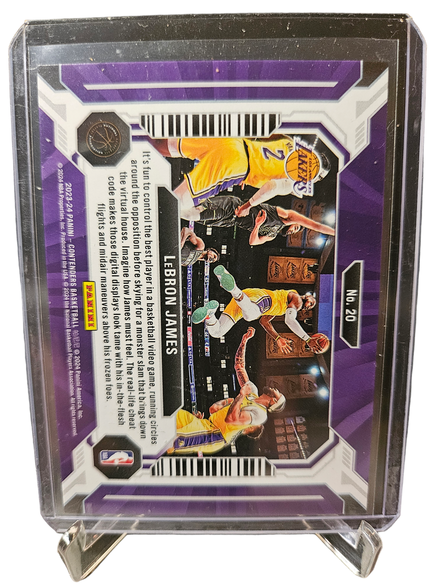 2023-24 Panini Contenders #20 Lebron James Suite Shots