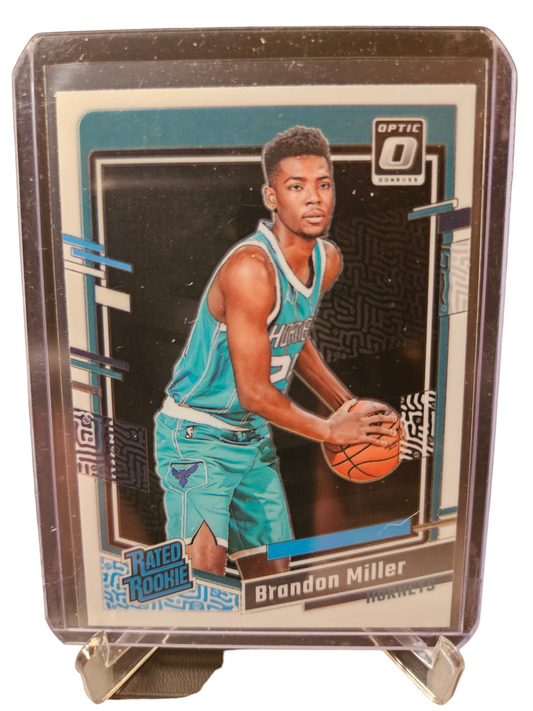 2023-24 Panini Donruss Optic #219 Brandon Miller Rookie Card Rated Rookie