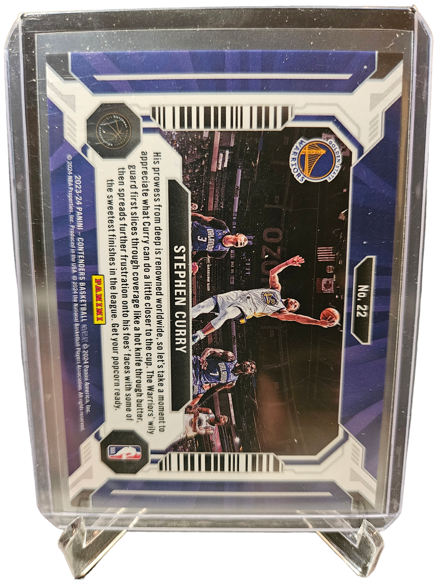 2023-24 Panini Contenders #22 Stephen Curry Suite Shots