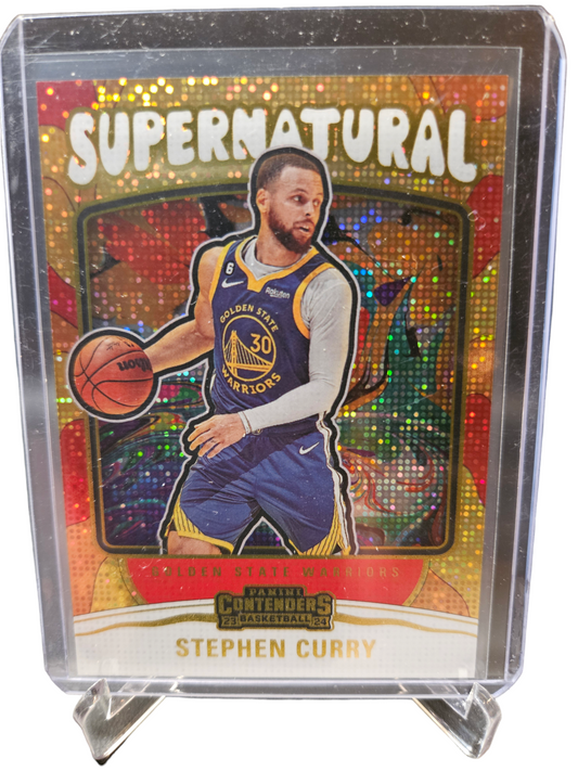 2023-24 Panini Contenders #20 Stephen Curry Super Natural