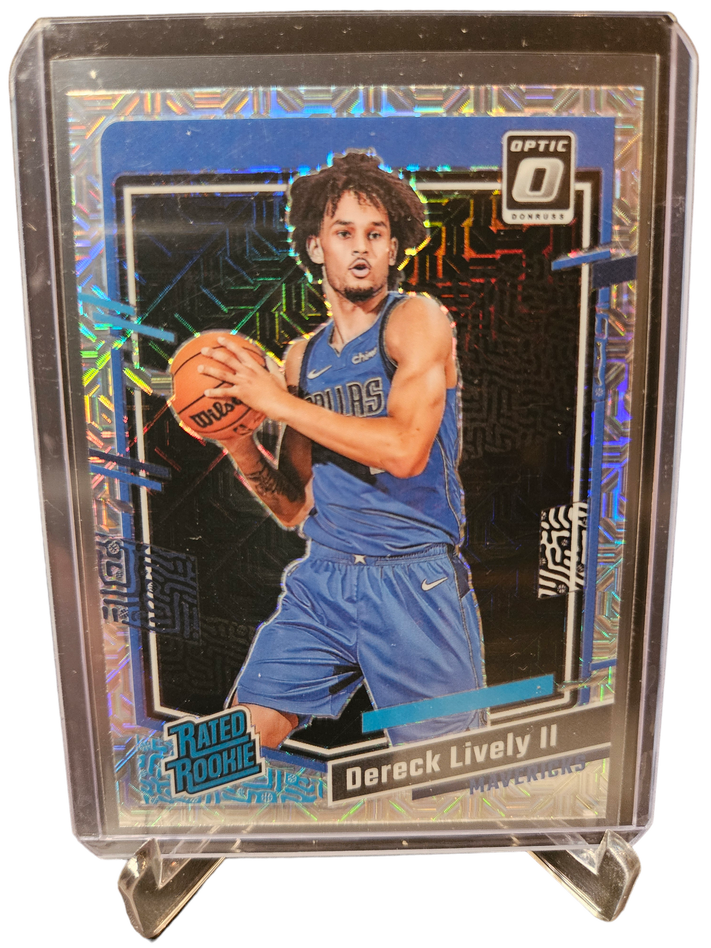 2023-24 Panini Donruss Optic Choice #245 Dereck Lively II Rookie Card Rated Rookie Choice